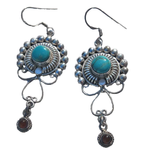 Sun Turquoise Earring